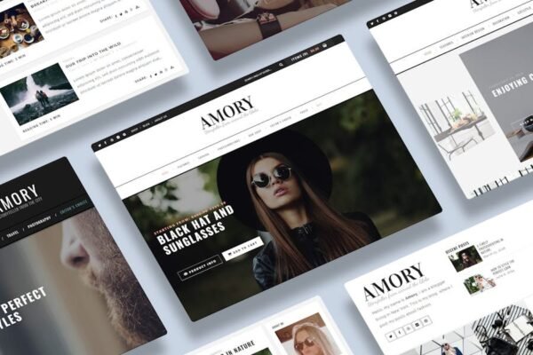 Amory Blog - A Responsive WordPress Blog Theme