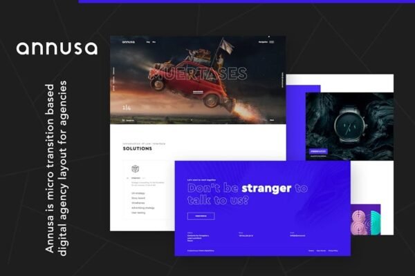 Annusa  Modern Digital Bakery WordPress Theme