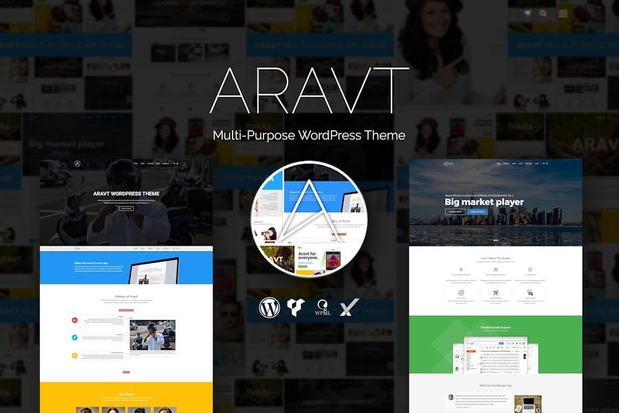 Aravt - Creative MultiPurpose WordPress Theme 1 Aravt - Creative MultiPurpose WordPress Theme