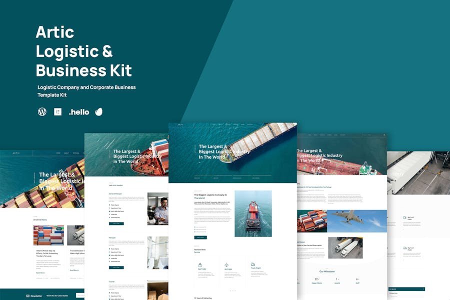 Artic - Logistics & Business Elementor Template Kit 1 Artic - Logistics & Business Elementor Template Kit