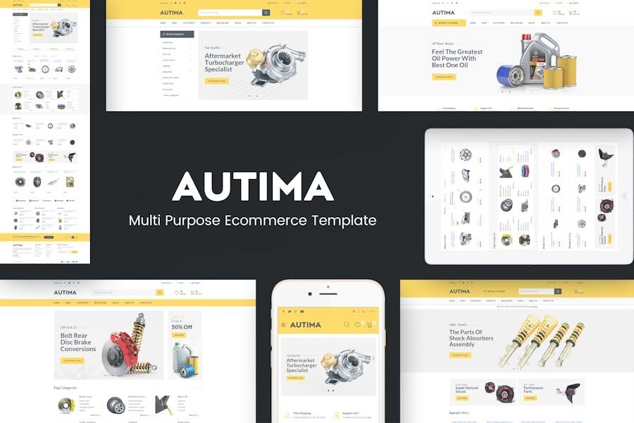 Autima - Car Accessories Theme for WordPress 1 Autima - Car Accessories Theme for WordPress