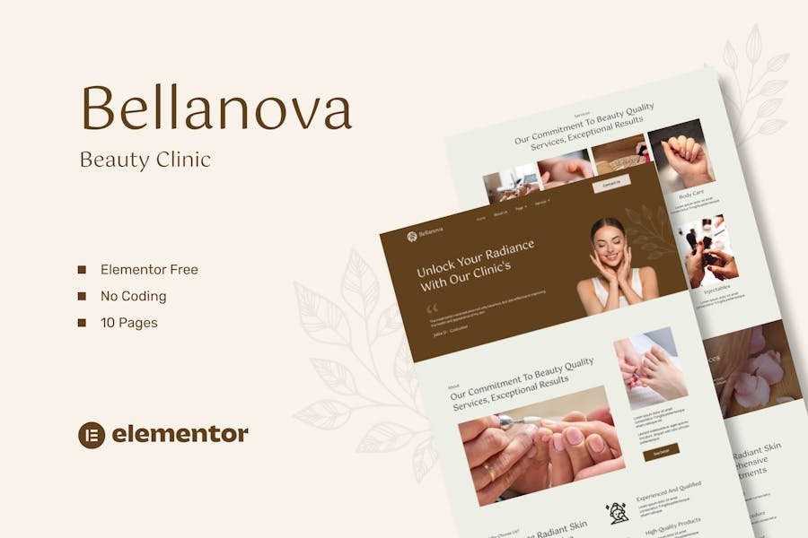 Bellanova - Beauty Clinic Elementor Template Kit 1 Bellanova - Beauty Clinic Elementor Template Kit