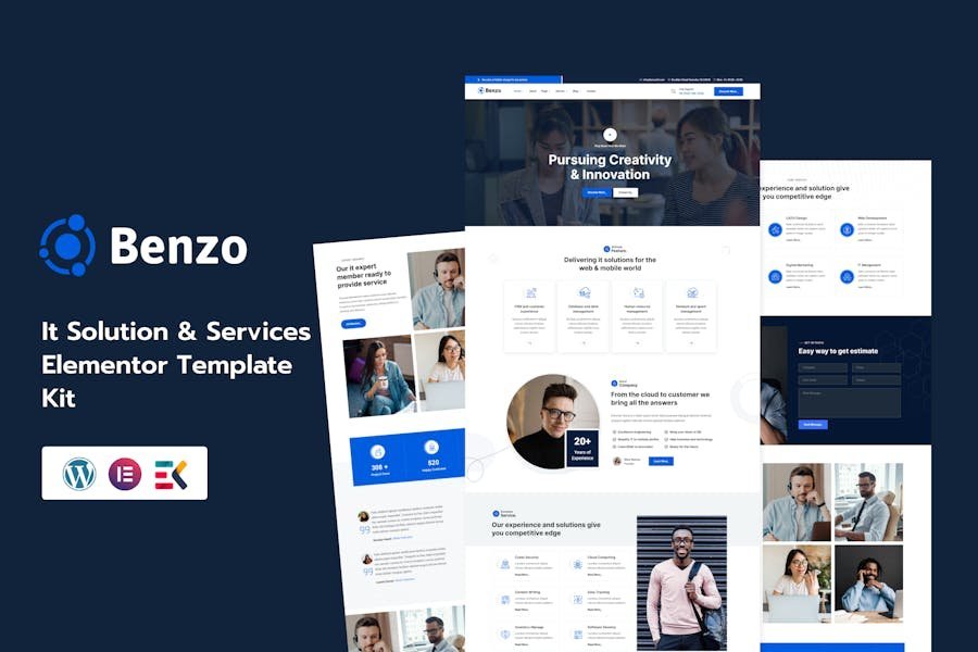Benzo - It Solution & Services Elementor Template Kit 1 Benzo - It Solution & Services Elementor Template Kit