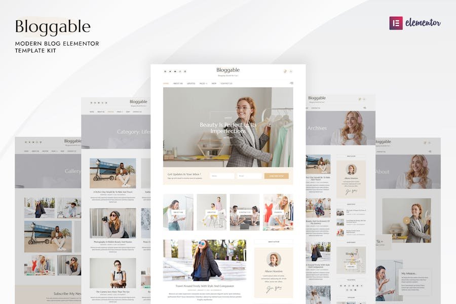 Bloggable - Modern Blog Elementor Template Kit 1 Bloggable - Modern Blog Elementor Template Kit