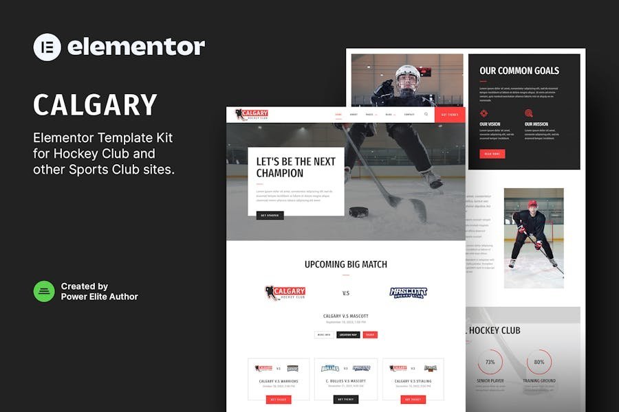 Calgary – Hockey Team & Sports Club Elementor Template Kit 1 Calgary – Hockey Team & Sports Club Elementor Template Kit