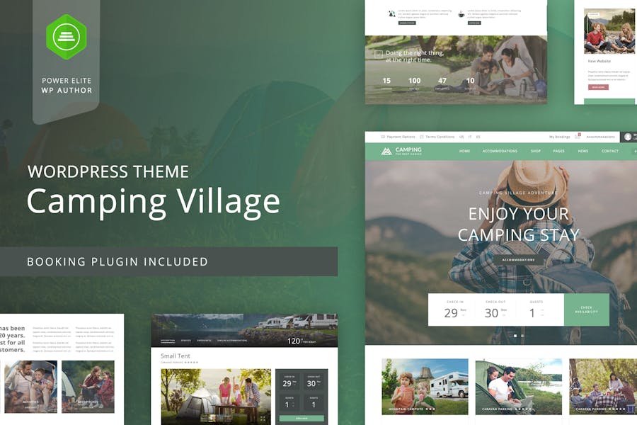 Camping WordPress Theme 1 Camping WordPress Theme
