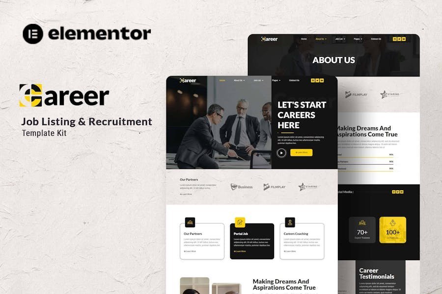 Career - Job Recruitment Elementor Template Kit 1 Career - Job Recruitment Elementor Template Kit