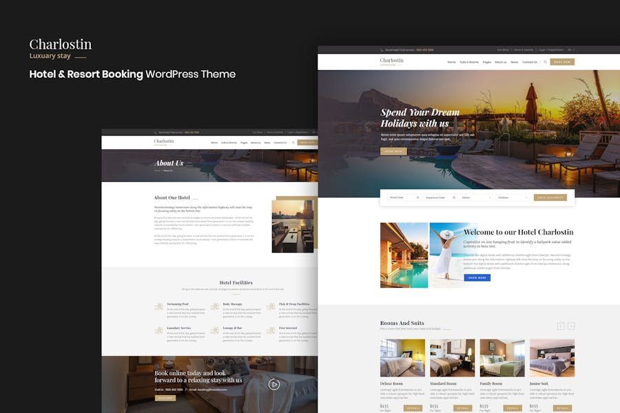 Charlostin - Hotel & Resort Booking WordPress 1 Charlostin - Hotel & Resort Booking WordPress