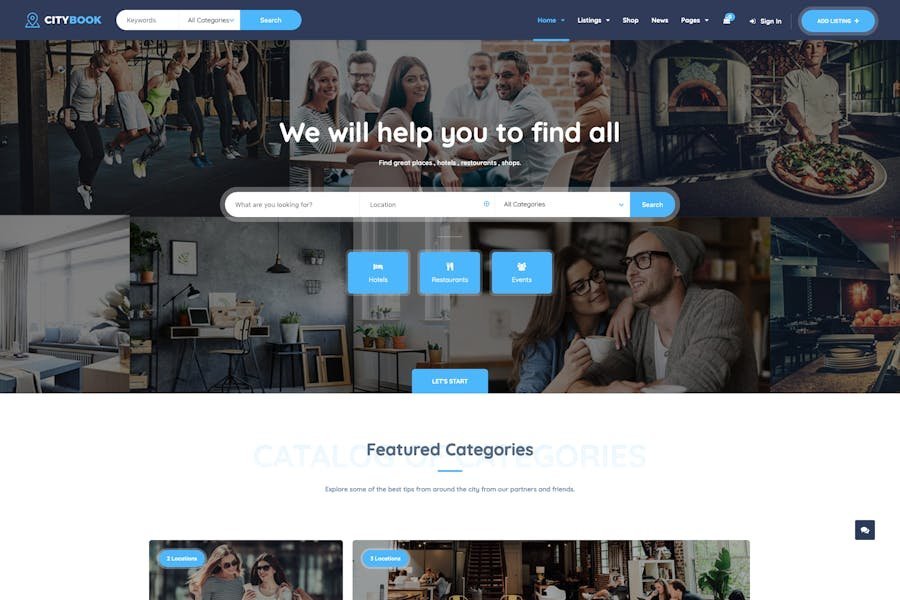 CityBook - Directory & Listing WordPress Theme 1 CityBook - Directory & Listing WordPress Theme