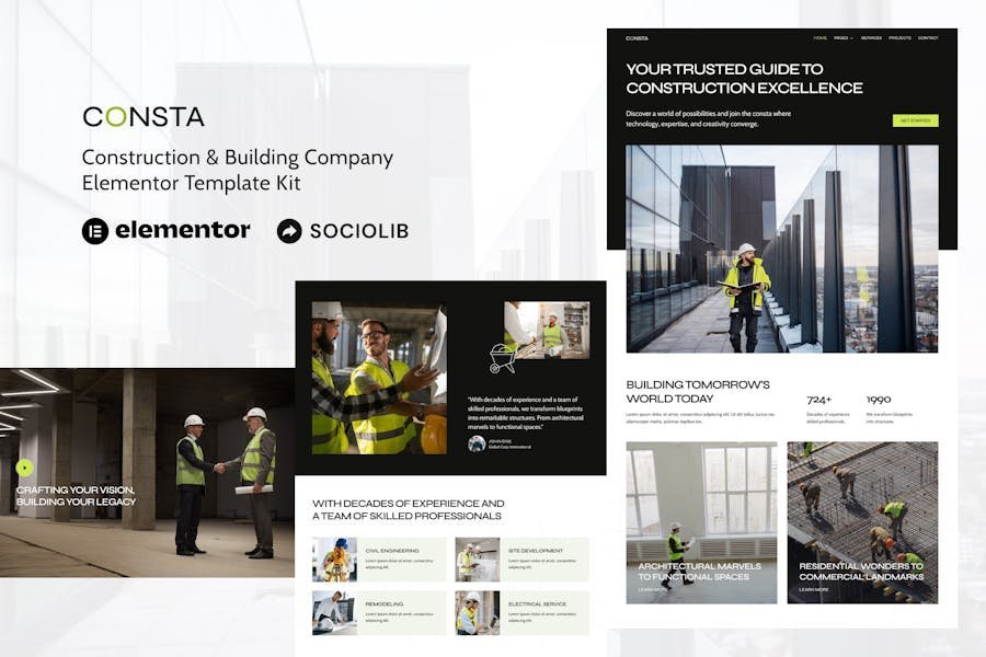 Consta - Construction & Building Company Elementor Template Kit 1 Consta - Construction & Building Company Elementor Template Kit