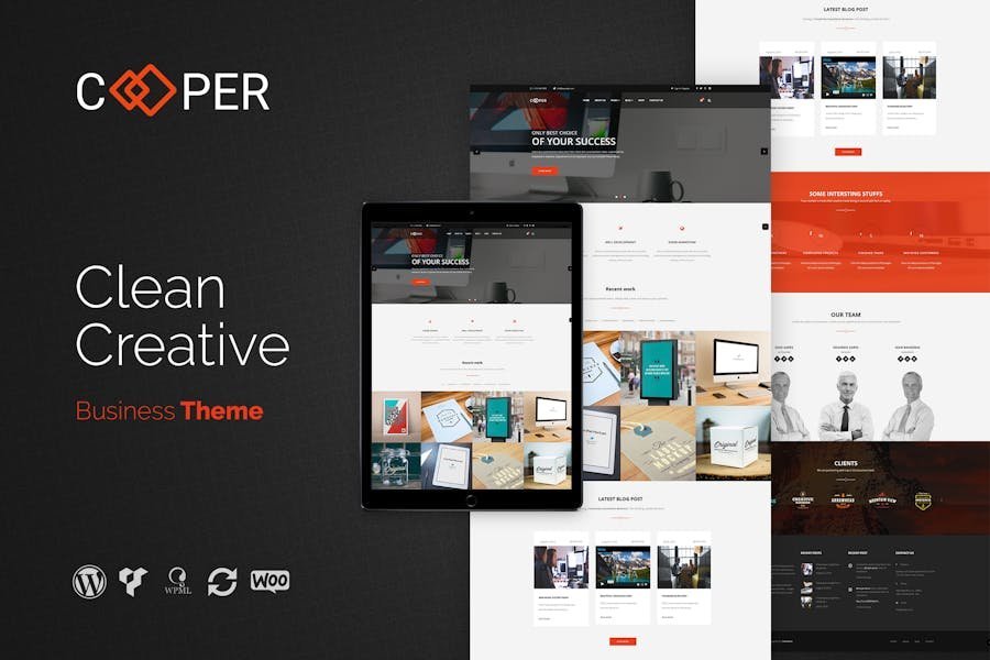 Cooper - Clean Creative Business WordPress Theme 1 Cooper - Clean Creative Business WordPress Theme