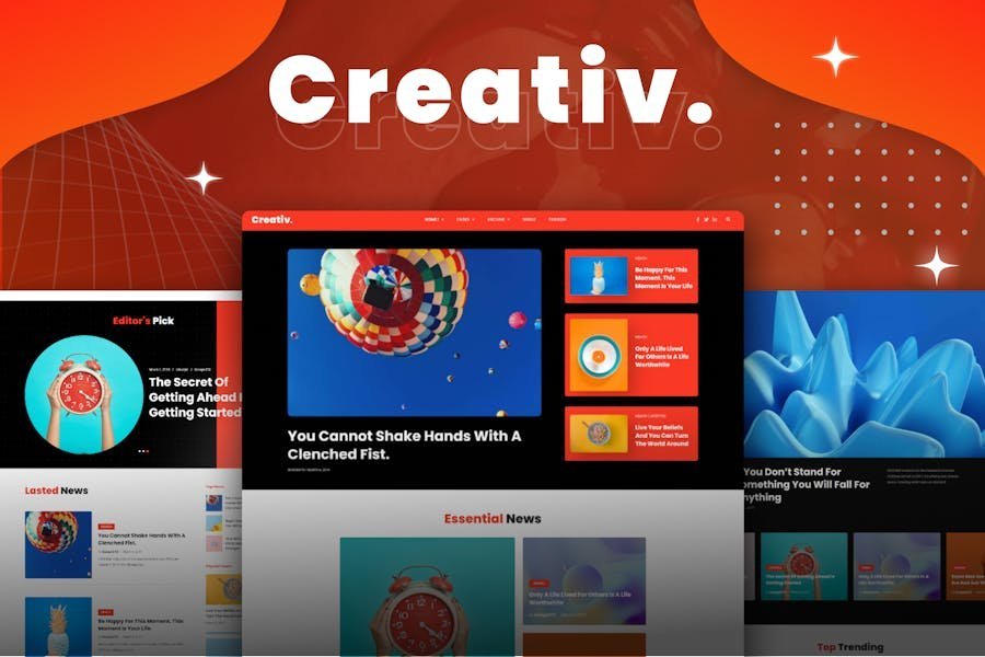 Creativ - Ultimate Blog & Magazine Elementor Pro Template Kit 1 Creativ - Ultimate Blog & Magazine Elementor Pro Template Kit