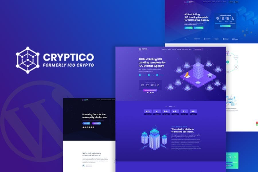 Cryptico - ICO Crypto Landing & Cryptocurrency WP 1 Cryptico - ICO Crypto Landing & Cryptocurrency WP