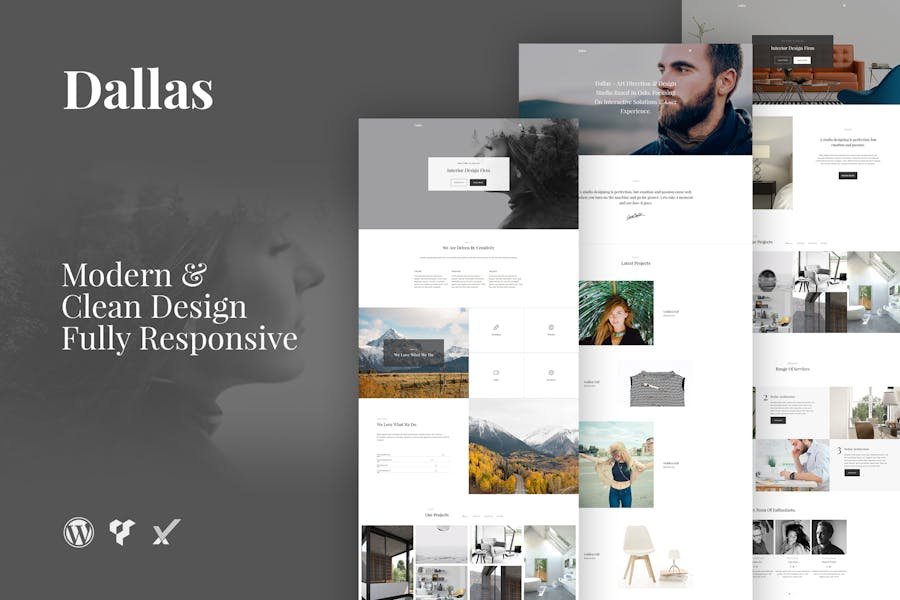 Dallas Minimal Portfolio Business WordPress Theme 1 Dallas Minimal Portfolio Business WordPress Theme