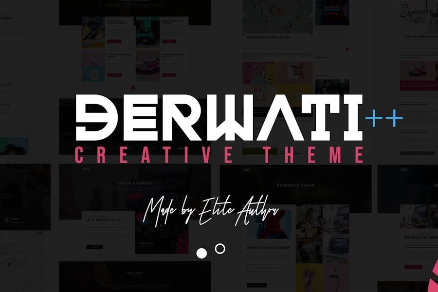 Derwati - Trendy & Creative Portfolio Theme 1 Derwati - Trendy & Creative Portfolio Theme