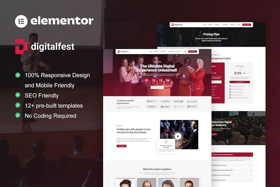 DigitalFest - Event & Conference Elementor Pro Template Kit 1 DigitalFest - Event & Conference Elementor Pro Template Kit