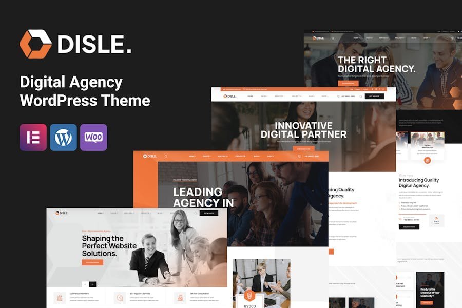Disle - Digital Agency WordPress Theme 1 Disle - Digital Agency WordPress Theme