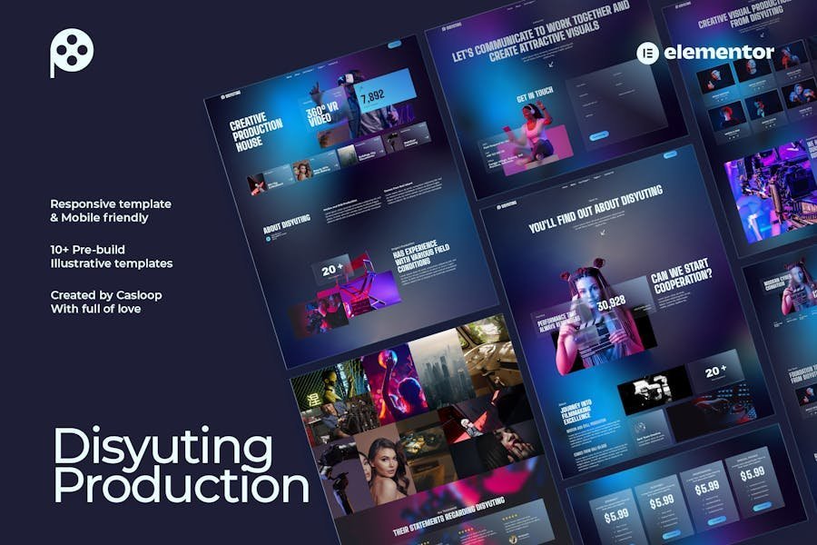 Disyuting - Production House Elementor Template Kit 1 Disyuting - Production House Elementor Template Kit