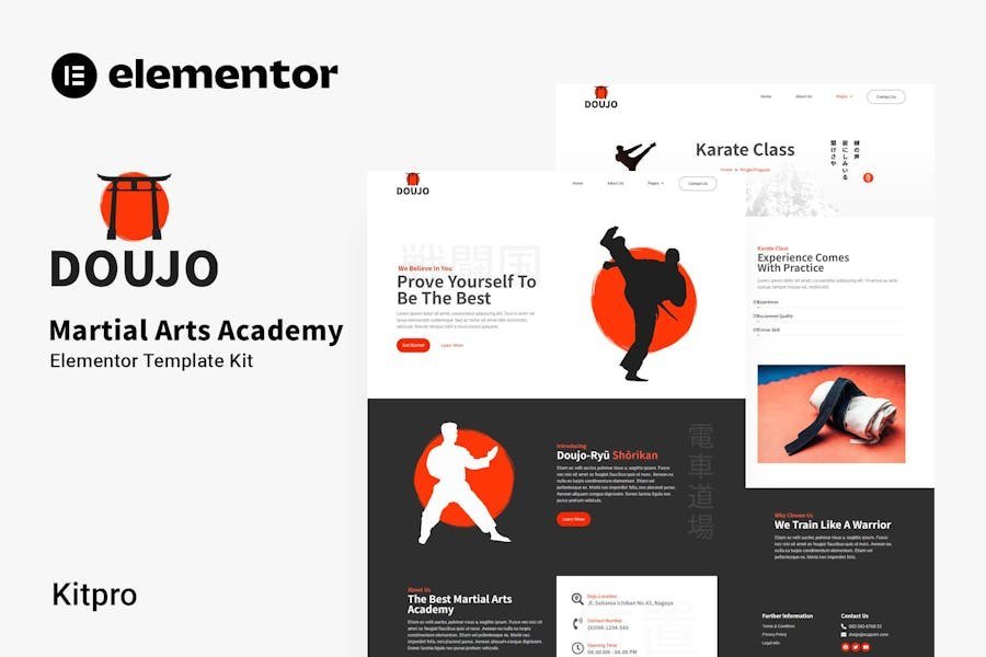 Doujo - Martial Arts Academy Elementor Template Kit 1 Doujo - Martial Arts Academy Elementor Template Kit