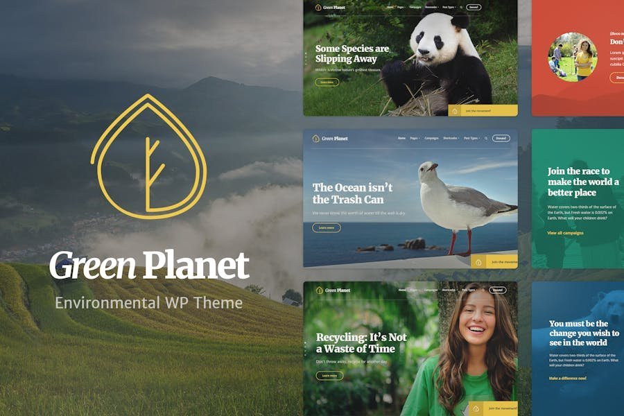 Ecology & Environment WP Theme - Green Planet 1 Ecology & Environment WP Theme - Green Planet