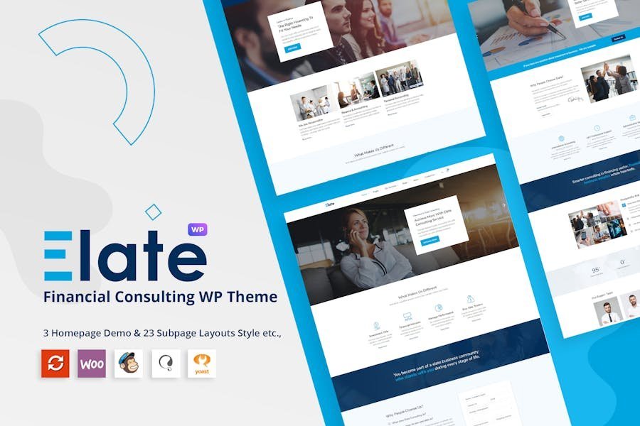 Elate Financial Consulting WordPress Theme 1 Elate Financial Consulting WordPress Theme