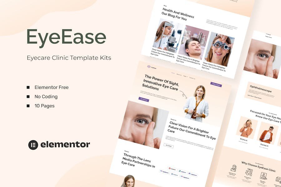 EyeEase - Eyecare Clinic Template Kits 1 EyeEase - Eyecare Clinic Template Kits