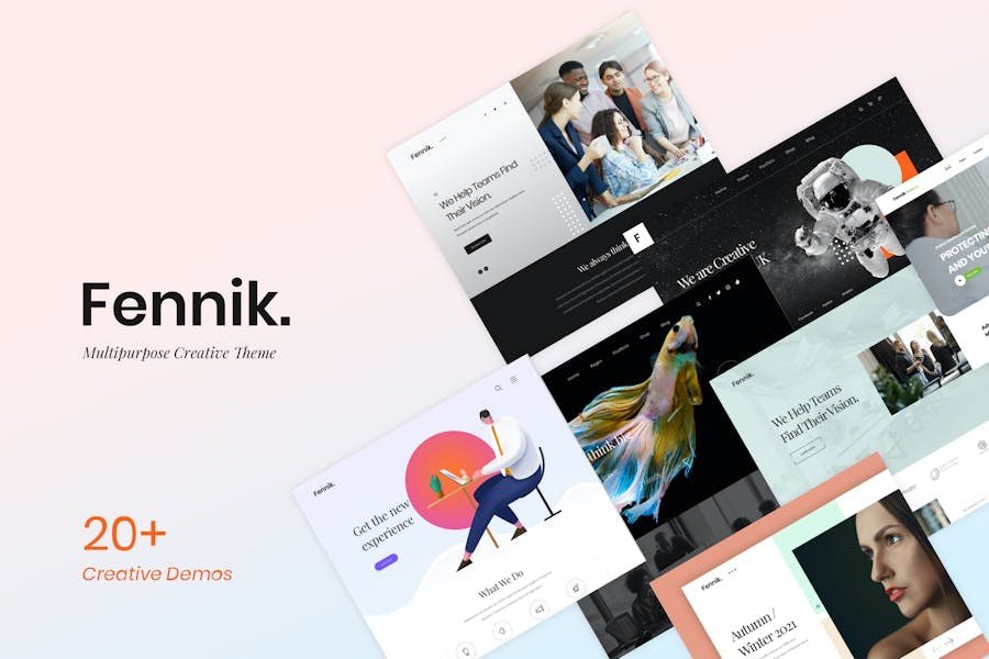 Fennik - Multipurpose Creative Theme 1 Fennik - Multipurpose Creative Theme