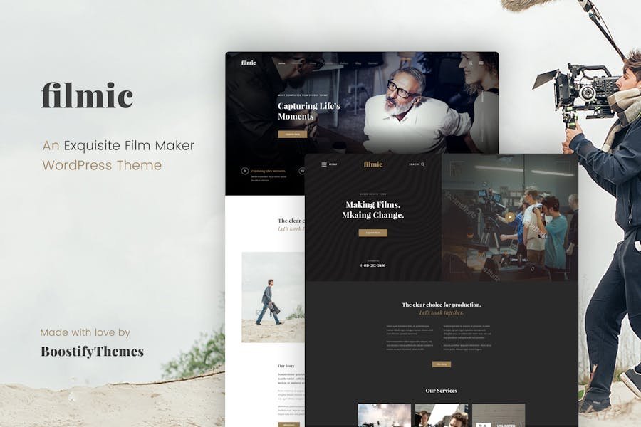 Filmic - Movie Studio & Film Maker WordPress Theme 1 Filmic - Movie Studio & Film Maker WordPress Theme