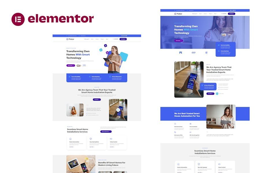 Fiutur - Smarthome Automation Services Elementor Template Kit 1 Fiutur - Smarthome Automation Services Elementor Template Kit