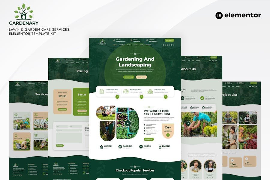 Gardenary - Lawn Garden Care Services Elementor Template Kit 1 Gardenary - Lawn Garden Care Services Elementor Template Kit