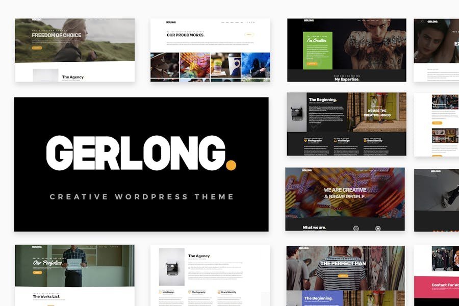 Gerlong - Responsive One Page & Multi Page Portfol 1 Gerlong - Responsive One Page & Multi Page Portfol