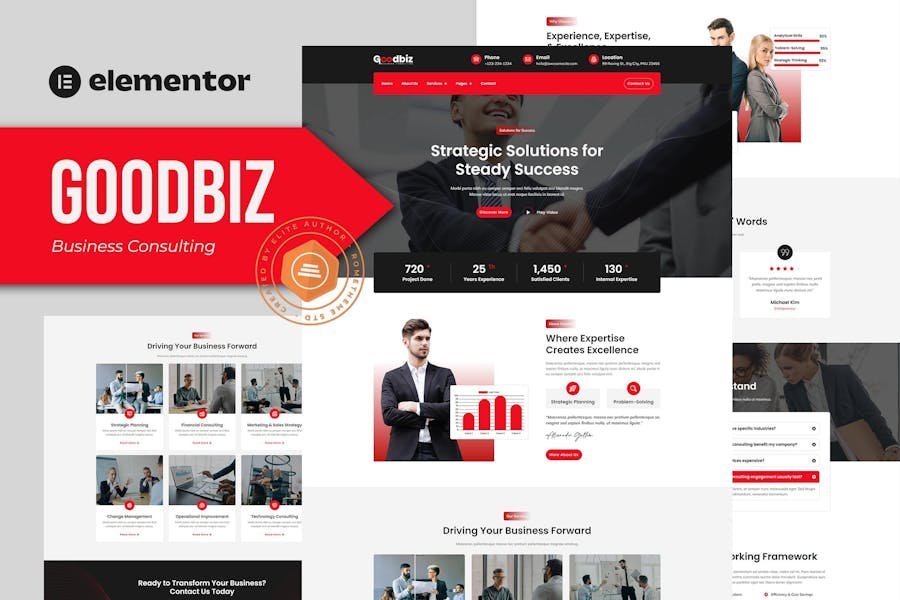 Goodbiz - Business Consulting Elementor Template Kit 1 Goodbiz - Business Consulting Elementor Template Kit