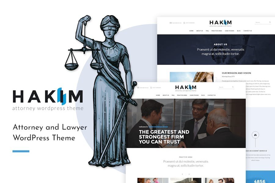 Hakim Attorney and Lawyer WordPress Theme 1 Hakim Attorney and Lawyer WordPress Theme