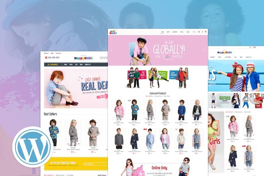 HappyChild Multi Store Responsive WordPress Them 1 HappyChild Multi Store Responsive WordPress Them
