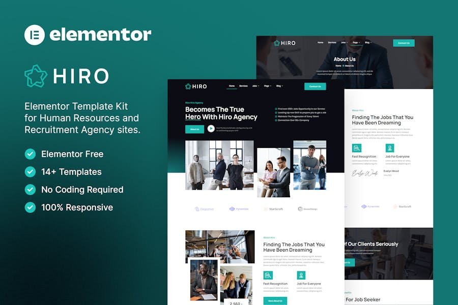 Hiro – Human Resources & Recruitment Agency Elementor Template Kit 1 Hiro – Human Resources & Recruitment Agency Elementor Template Kit