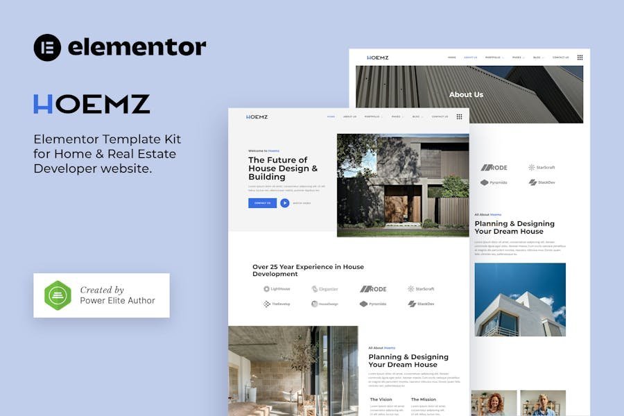 Hoemz - Home & Real Estate Developer Elementor Template Kit 1 Hoemz - Home & Real Estate Developer Elementor Template Kit