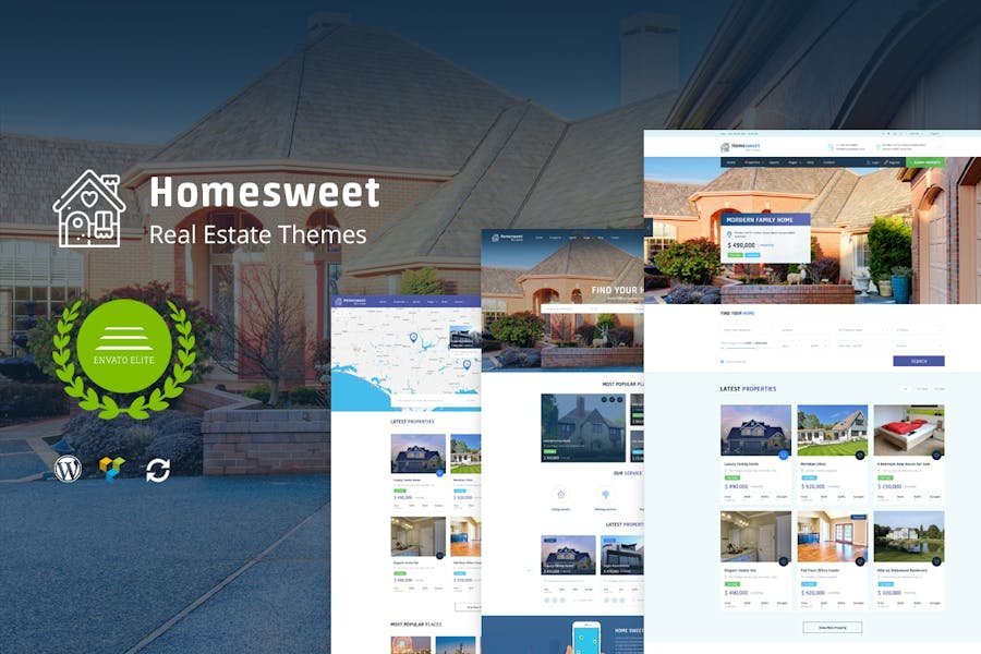 HomeSweet - Real Estate WordPress Theme 1 HomeSweet - Real Estate WordPress Theme