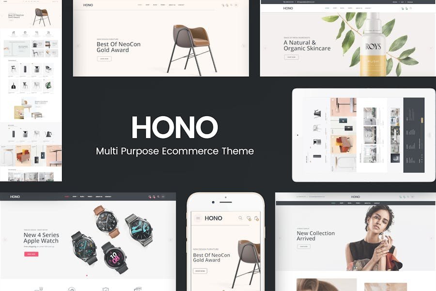Hono - Multipurpose WooCommerce WordPress Theme 1 Hono - Multipurpose WooCommerce WordPress Theme