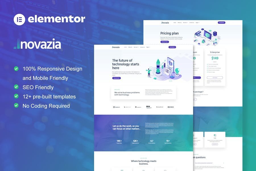Inovazia - IT Services Elementor Pro Full Site Template Kit 1 Inovazia - IT Services Elementor Pro Full Site Template Kit