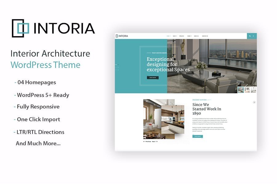 Intoriza - Interior Architecture WordPress Theme 1 Intoriza - Interior Architecture WordPress Theme