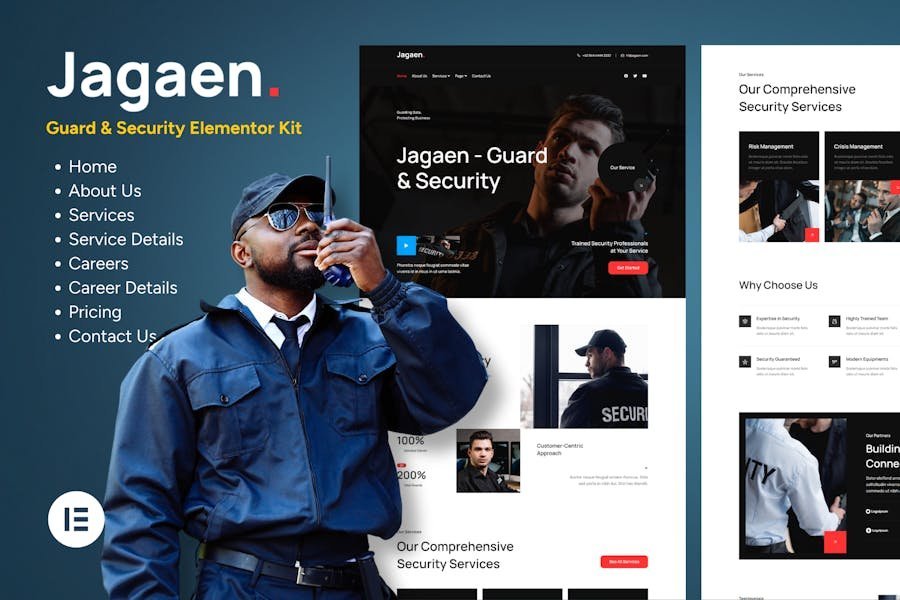 Jagaen - Guard & Security Service Template Kits 1 Jagaen - Guard & Security Service Template Kits