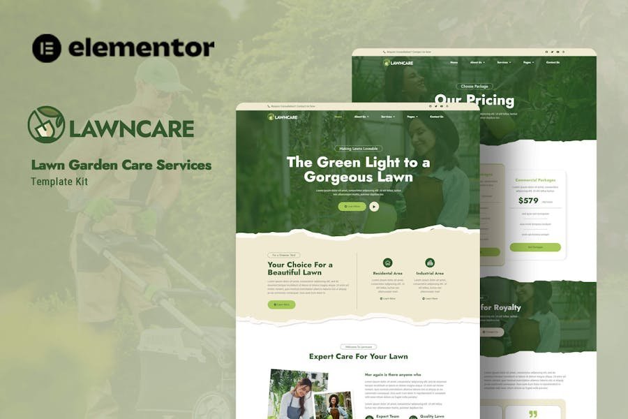 Lawncare - Lawn Garden Care Service Elementor Template Kit 1 Lawncare - Lawn Garden Care Service Elementor Template Kit