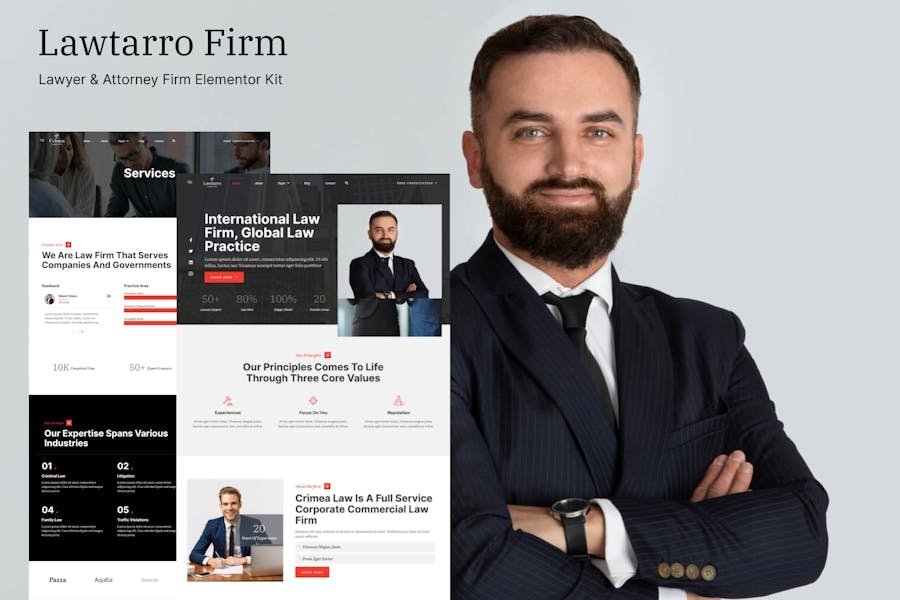 Lawtarro - Attorney & Law Firm Elementor Template Kit 1 Lawtarro - Attorney & Law Firm Elementor Template Kit