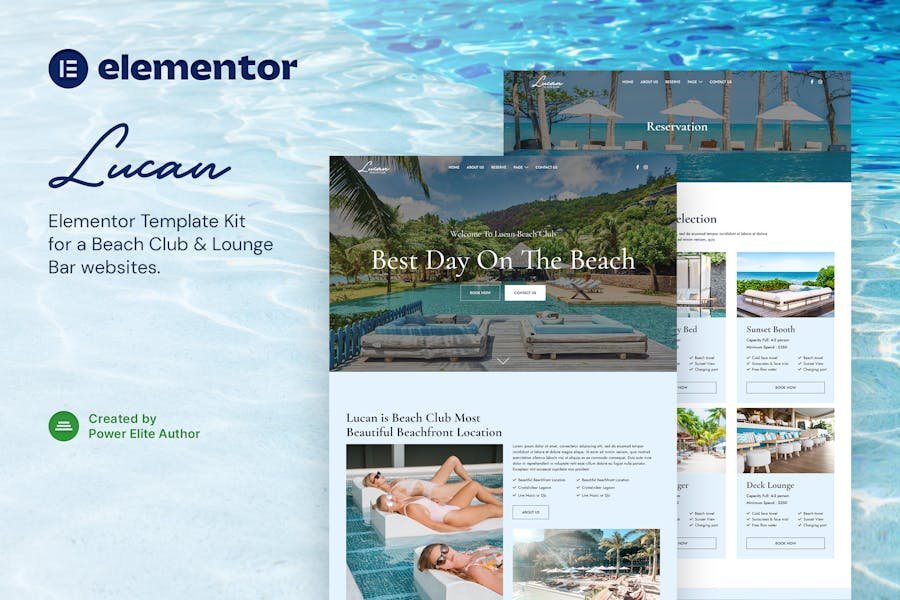 Lucan – Beach Club & Lounge Bar Elementor Template Kit 1 Lucan – Beach Club & Lounge Bar Elementor Template Kit