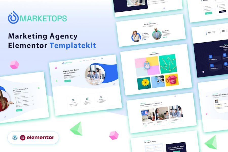 MARKETOPS Marketing Elementor Template Kit 1 MARKETOPS Marketing Elementor Template Kit