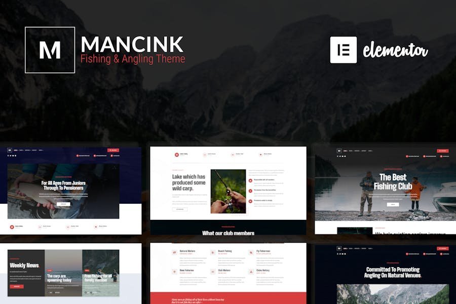 Mancink - Fishing & Angling WordPress Theme 1 Mancink - Fishing & Angling WordPress Theme