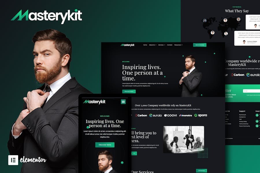 MasteryKit - Business Coach Elementor Template Kit 1 MasteryKit - Business Coach Elementor Template Kit