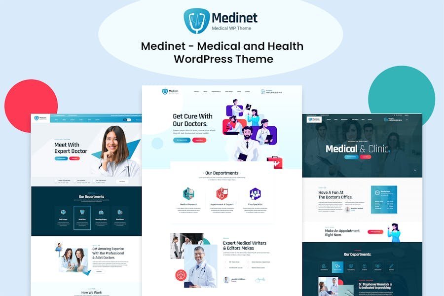 Medinet - Medical and Health WordPress Theme 1 Medinet - Medical and Health WordPress Theme