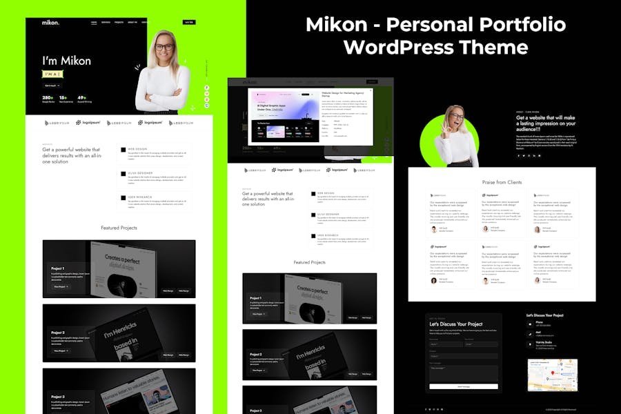Mikon - Personal Portfolio WordPress Theme 1 Mikon - Personal Portfolio WordPress Theme
