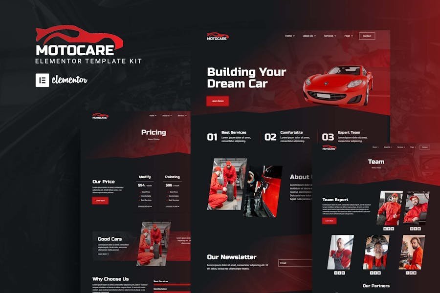 Motocare - Automotive Elementor Template Kit 1 Motocare - Automotive Elementor Template Kit